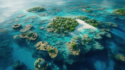 Obraz premium Tropical islands in turquoise water