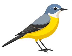 Obraz premium Bird standing sideways.