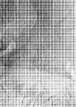 Large vector halftone paper texture with a transparent background