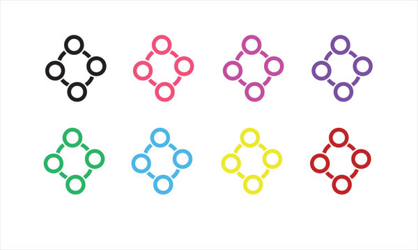 Colorful cyclobutane isomers a visual representation of molecular structures and variations