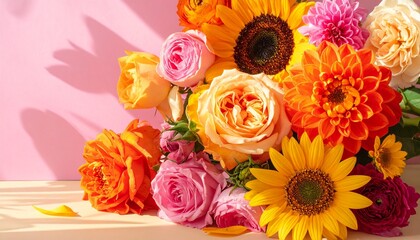 Fototapeta premium bouquet of roses
