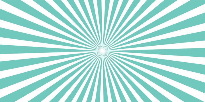 rays are blue background. superhero design. Starburst cartoon style.