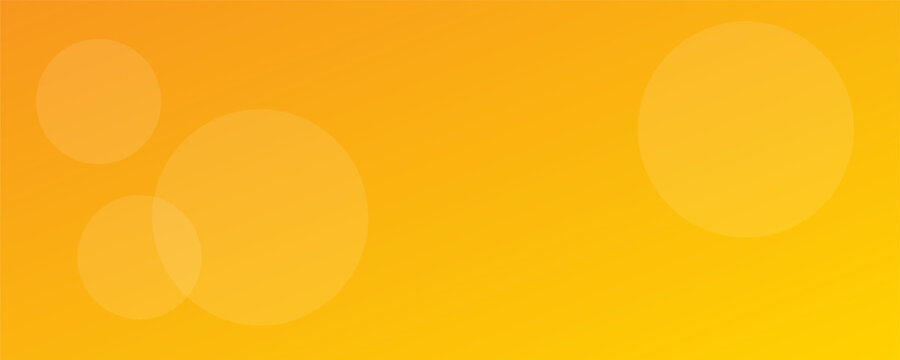 Warm yellow to orange gradient background with soft glowing circular bokeh, smooth transitions, bright sunny tone, minimal and clean design.