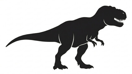 Tyrannosaurus Rex dinosaur silhouette prehistoric predator © Ating