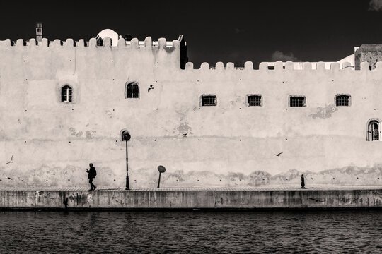 Les remparts de la Kasbah de Bizerte en Tunisie