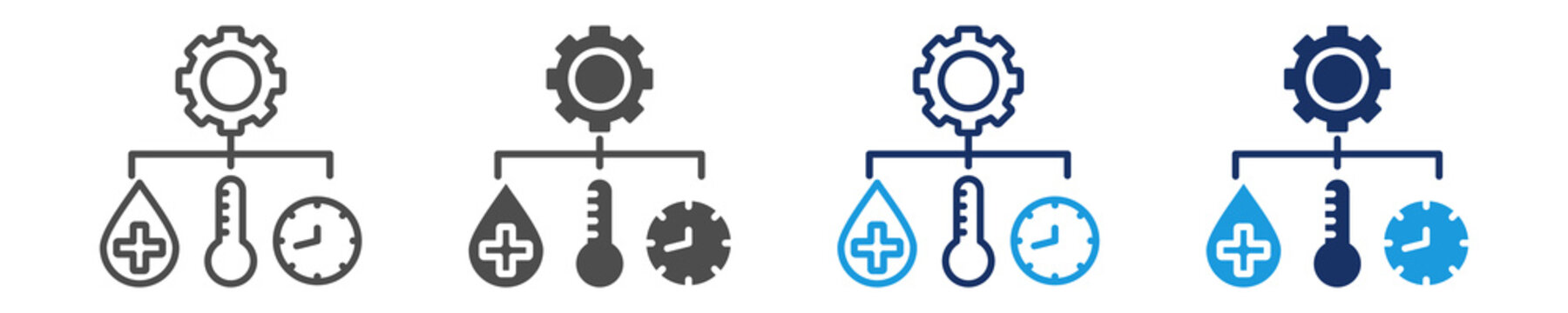 control icon set with multi concept