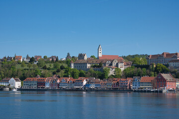 Obraz premium Meersburg, moergens auf dem Bodensee