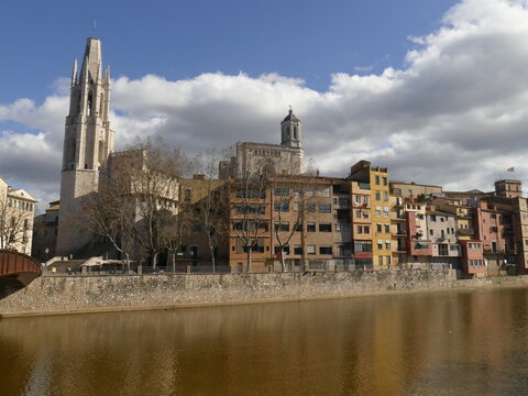 Stadt-Ansicht Girona/Gerona