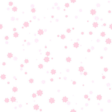 Seamless pink konpeito candy pattern background
