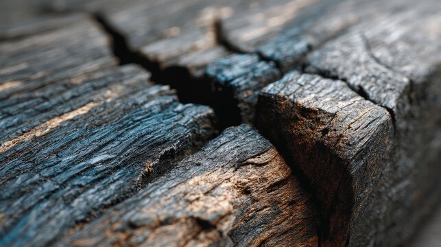 Black wood texture, charred timber surface, burnt wood grain, dark abstract background, rough detail 
