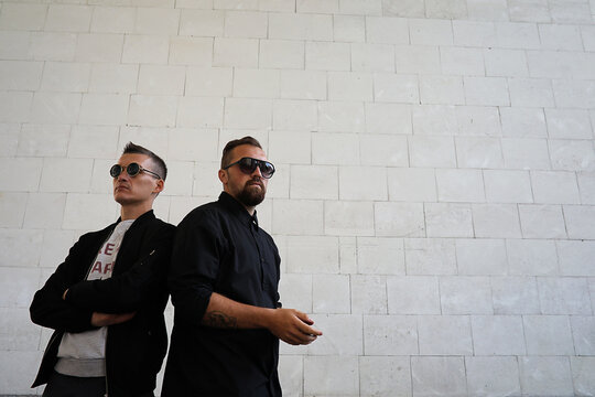 Two men in sunglasses