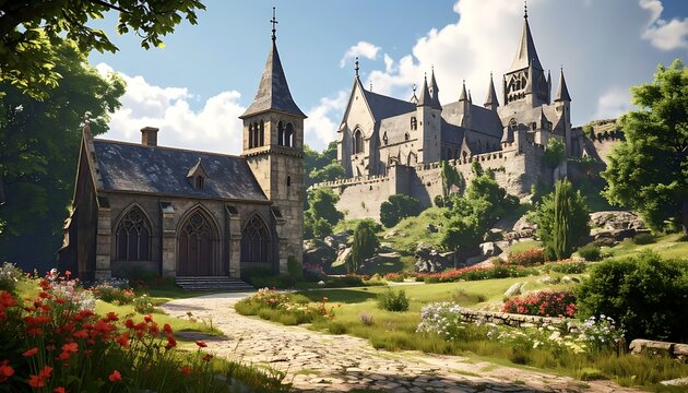 Gothic castle estate