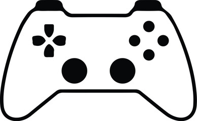 Gaming gamepad icons, play station, game controller icon © Maryam