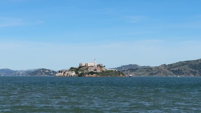 View of Alcatraz Island from Shore