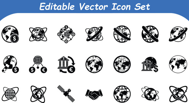 Global Business Icons Images – Browse 2,341,482 Stock Photos, Vectors ...