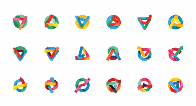 Multicolored Google Logo Alphabet Letters.