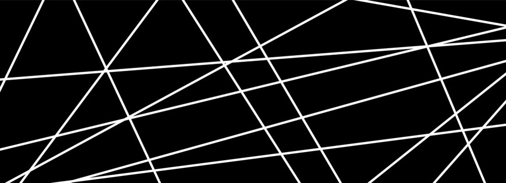 Line straight chaotic for random messy geometric and lines chaos pattern. Abstract stripe artistic for tangled asymmetric web and monochrome miscellaneous element. Line scribble frame.
