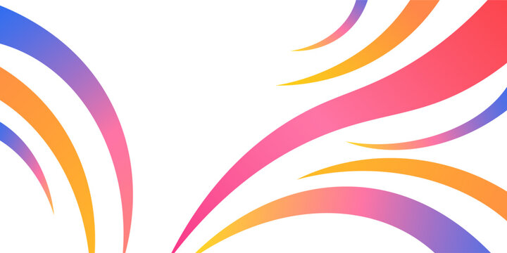 Dynamic Color Lines Splashes Pattern. Vector Background with Flowing Rainbow Lines. Curve and Wave Swirl Ribbons Bg.