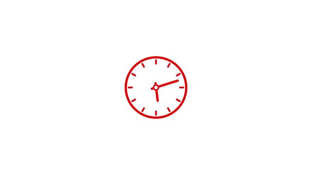 Analog clock face with spinning arrows representing time flow