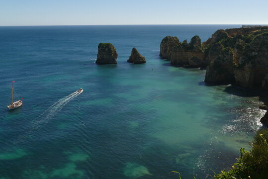 Felsen am Ponta da Piedade.
