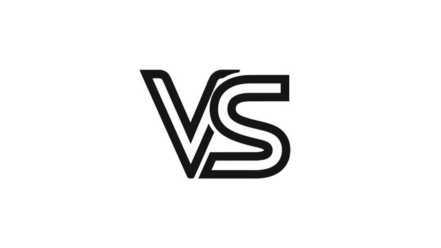 Versus Logo Design Element.