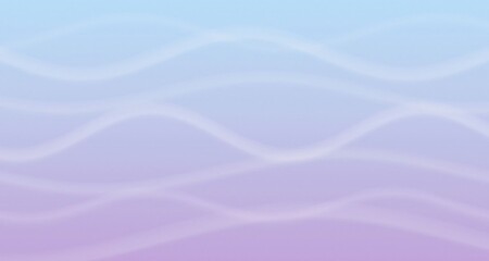 Soft undulating waves drift across a gentle blue and purple gradient. © UNREAL_ARTZ