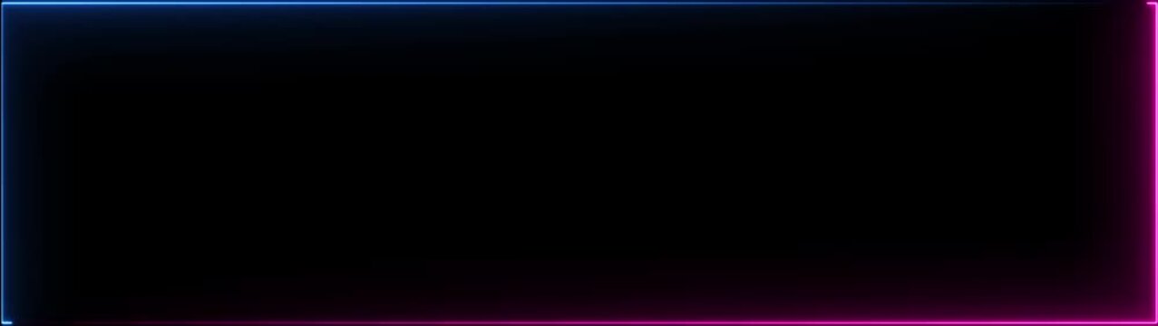Rectangle frame icon animation. Glowing neon bordar frame display box round shape retro screen photo frame rotation seamless footage line.