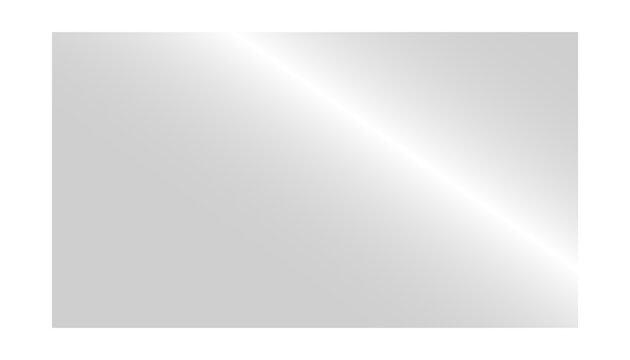 Realistic Screen Glare Overlay with Diagonal Soft Light Reflection. Isolated on Transparent Background. PNG