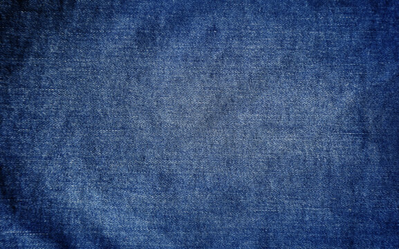 Blue denim texture background