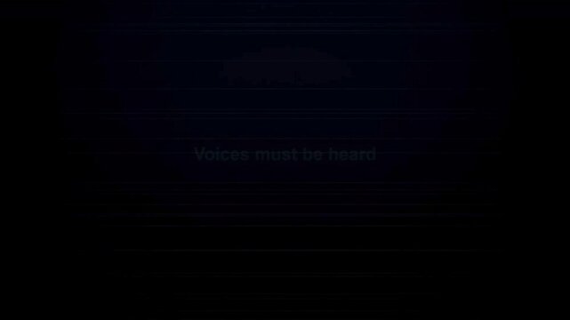 The importance of amplifying voices in our communities and society, making them heard and acknowledged for positive change