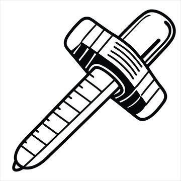 Gear Shaft and Transmission Automotive Component Illustration