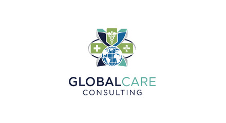 Obraz premium Global Care Consulting professional services logo.