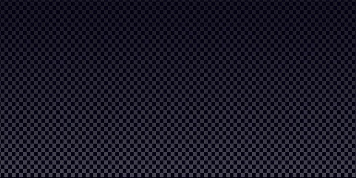 Dark gray and black checkered pattern background. Abstract geometric seamless square texture for design, overlay, and transparent effect mockup.
