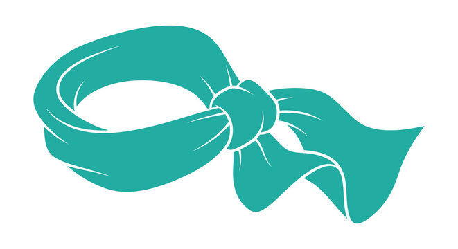 teal ribbon bow silhouette high quality professional detailed modern elegant stylish