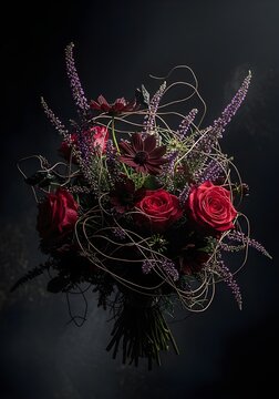 Gothic Romance: The Victorian Moorland Bouquet