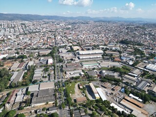 Obraz premium Imagens Aereas de Cidade Industrial Contagem Praça Central Cemig 