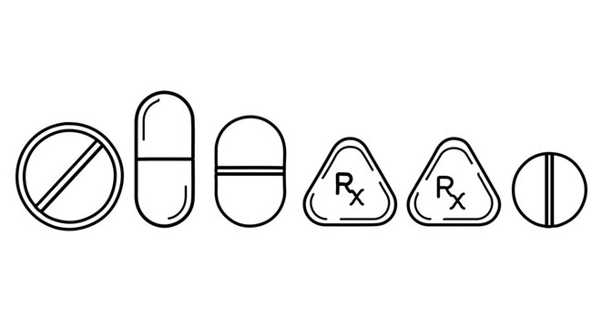 Various pills and capsules