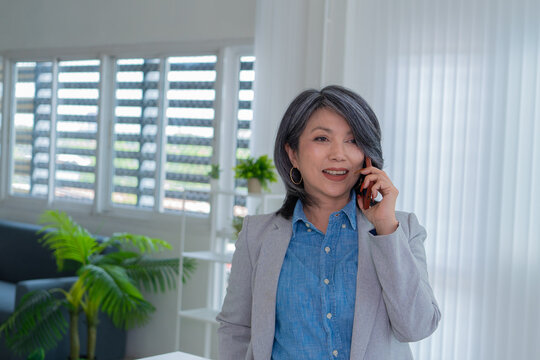 Confident female executive representing productivity and leadership