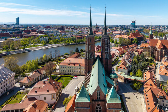 Ostrow Tumski in Wrocław, Poland