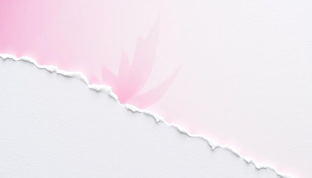Deckle edge detail showing uneven, textured paper border,   rustic,   craft supplies