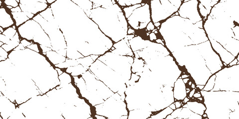 Obraz premium High contrast white marble texture background with dark brown and black veins modern classic background contrast abstract countertop decorative material geological polished seamless