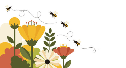 Naklejka premium A cheerful, modern illustration portraying growth and potential. Perfect for marketing materials, website design, or social media to convey freshness 