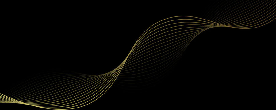 Abstract line gold with neon circle suitable for background, wallpaper, banner, website, card name, poster, ect.eps,10