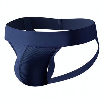 Essential dark blue athletic support designed for optimal comfort and performance during physical activities, offering secure fit and breathable fabric for an active lifestyle