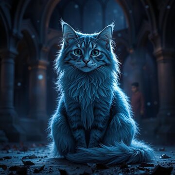 gato azul