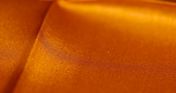 genuine orange silk fabric for making clothes and other items, soft silk quality fabric for making clothes