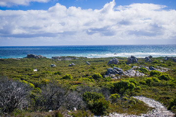 Australia, the most westerly point in Tasmania - Bluff Hill Point Lighthouse - located in the Arthur-Pieman Conservation Area offers stunning views of the surrounding land and sea.  © Kristyna
