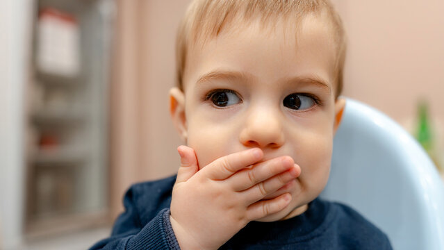 Baby enjoying food at a Taiwanese restaurant