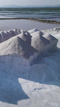 Drone Plant Salt Production Palma de Mallorca