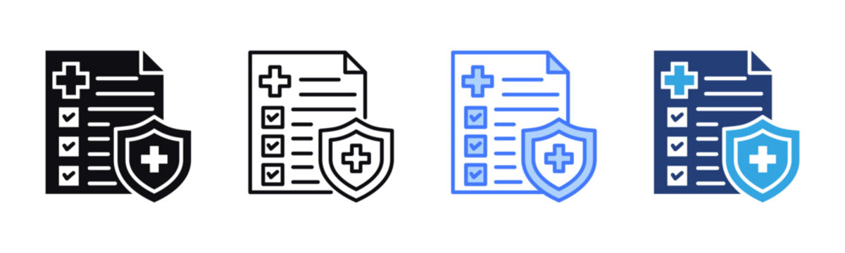Compliance icon sheet multiple style collection